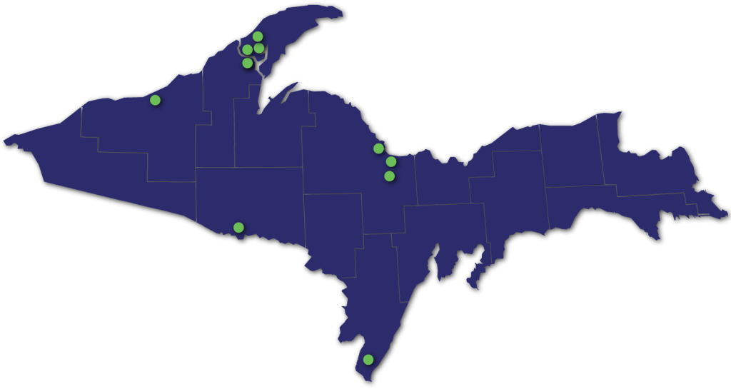 UP Map of UGL Locations